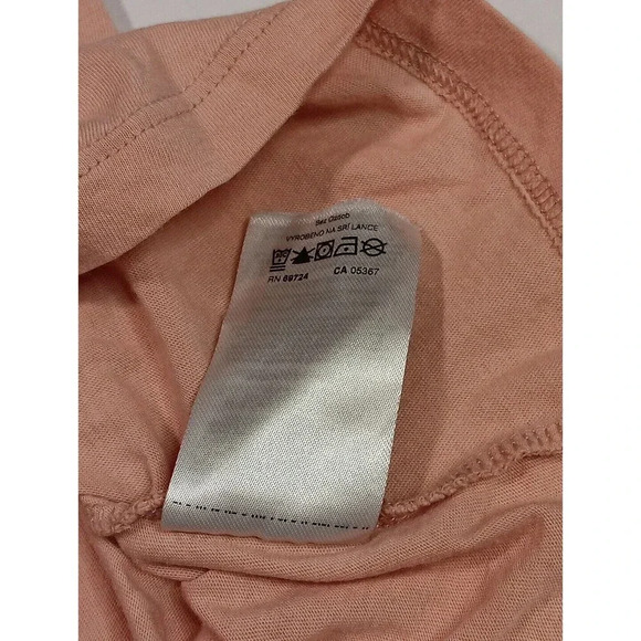 Womens Columbia Printed Tank Blouse Hiking Camping Fishing Outdoors Peach Pink - Picture 6 of 7